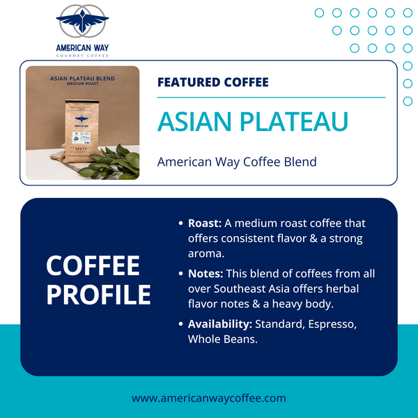 Medium Roast | Asian Plateau Blend | Southeast Asian Coffee Blend