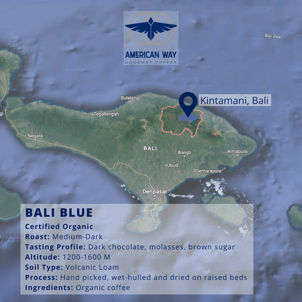 Organic | Medium-Dark Roast |  Bali Blue | Single Origin