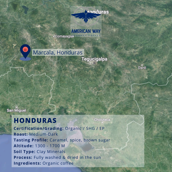 Organic | Medium-Dark Roast | Honduras | Single Origin