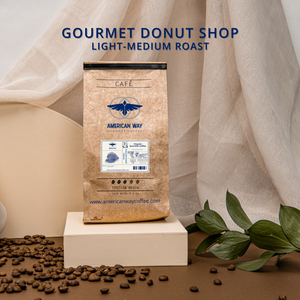 Light-Medium Roast | Gourmet Donut Shop Blend | South American Coffee Blend